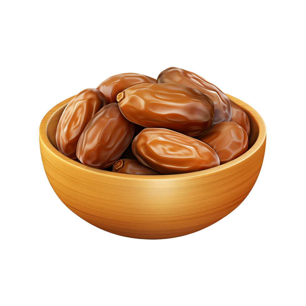 AI generated Ramadan dates png isolated on transparent background