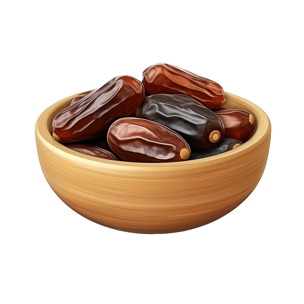 AI generated Ramadan dates png isolated on transparent background