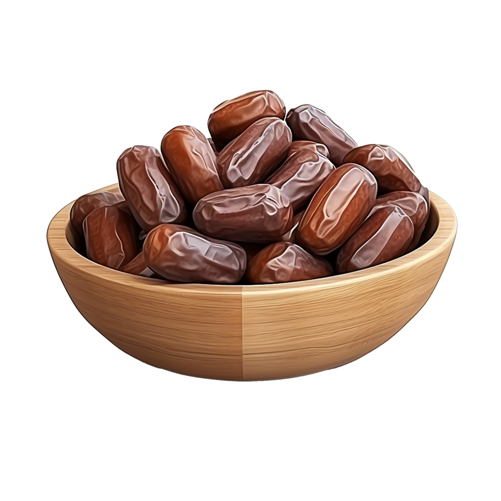 AI generated Ramadan dates png isolated on transparent background