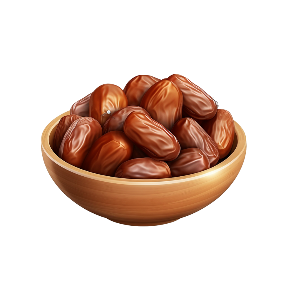 AI generated Ramadan dates png isolated on transparent background