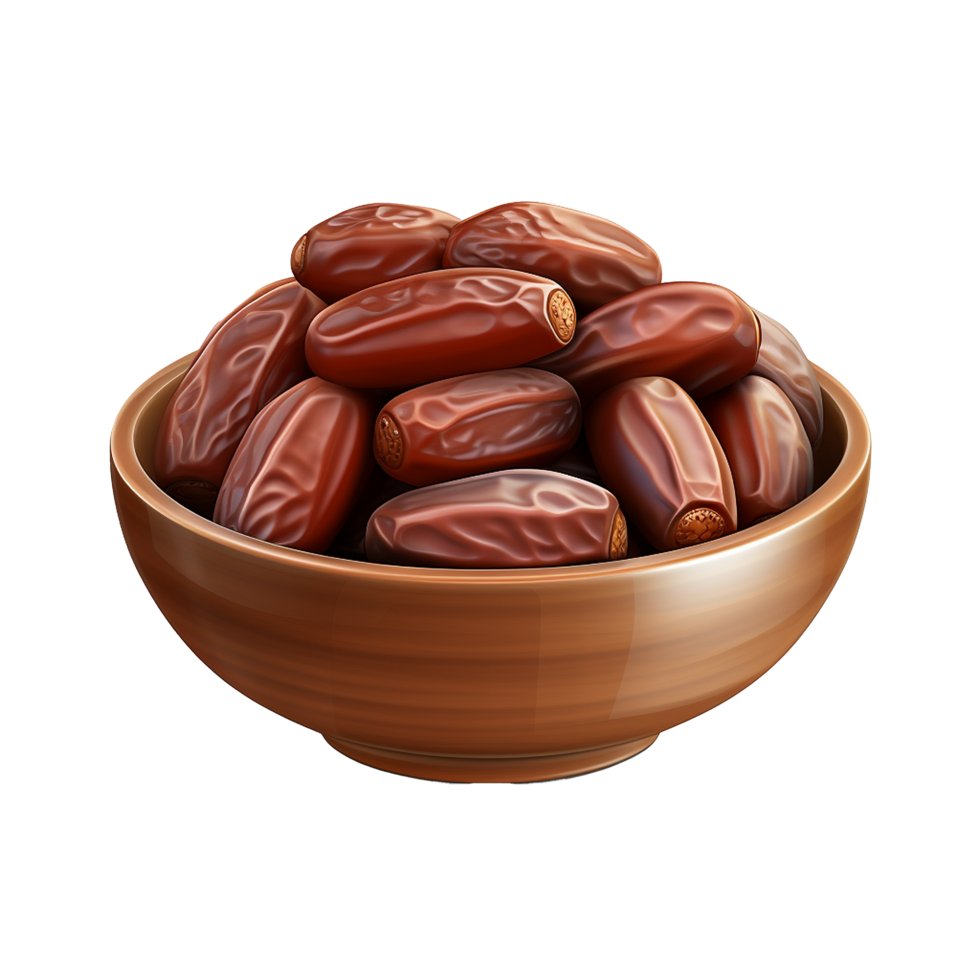 AI generated Ramadan dates png isolated on transparent background