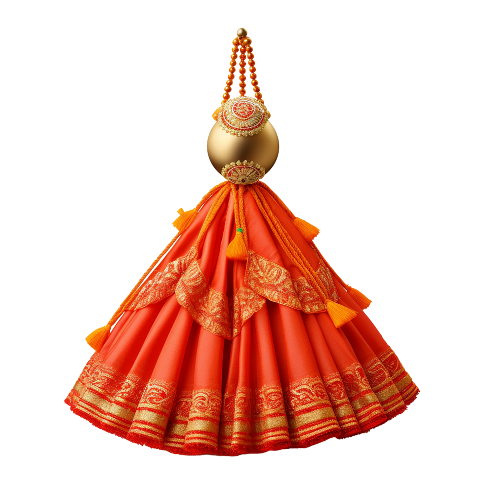 AI generated Gudi padwa isolated on transparent background png
