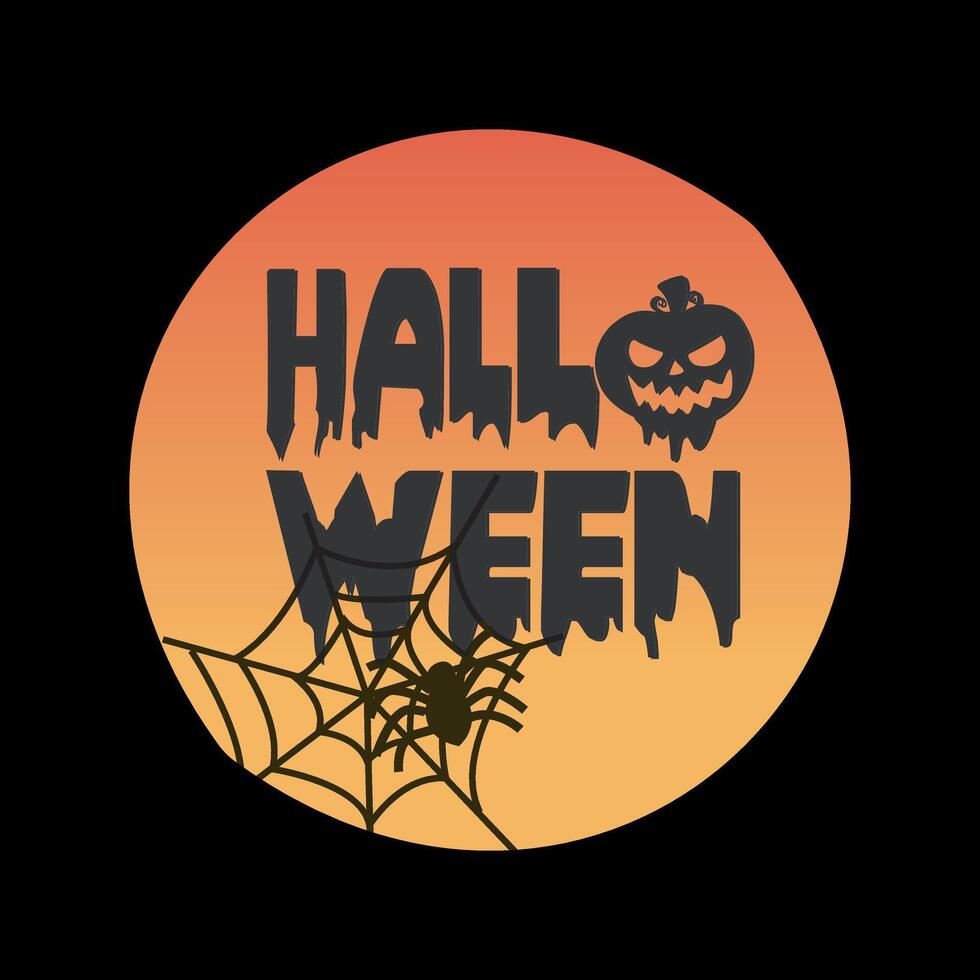 diseño de camiseta de halloween vector