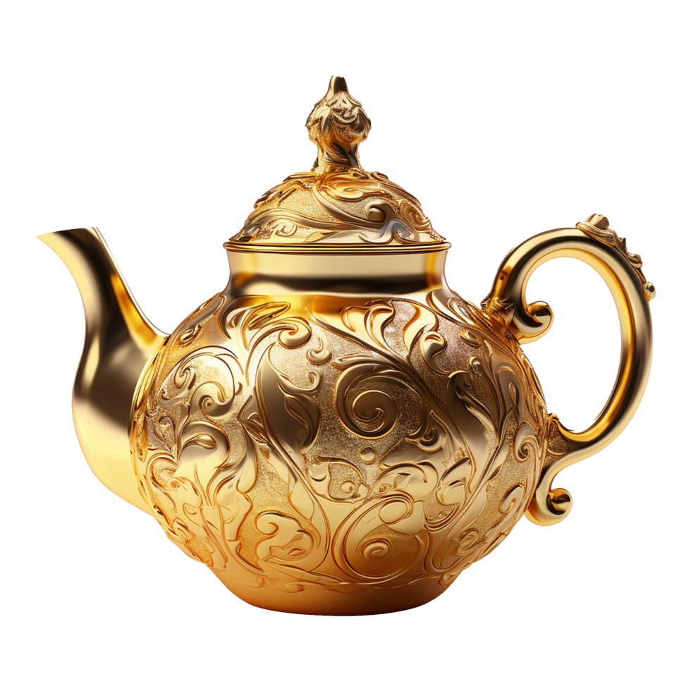 AI generated Kettle isolated on transparent background png