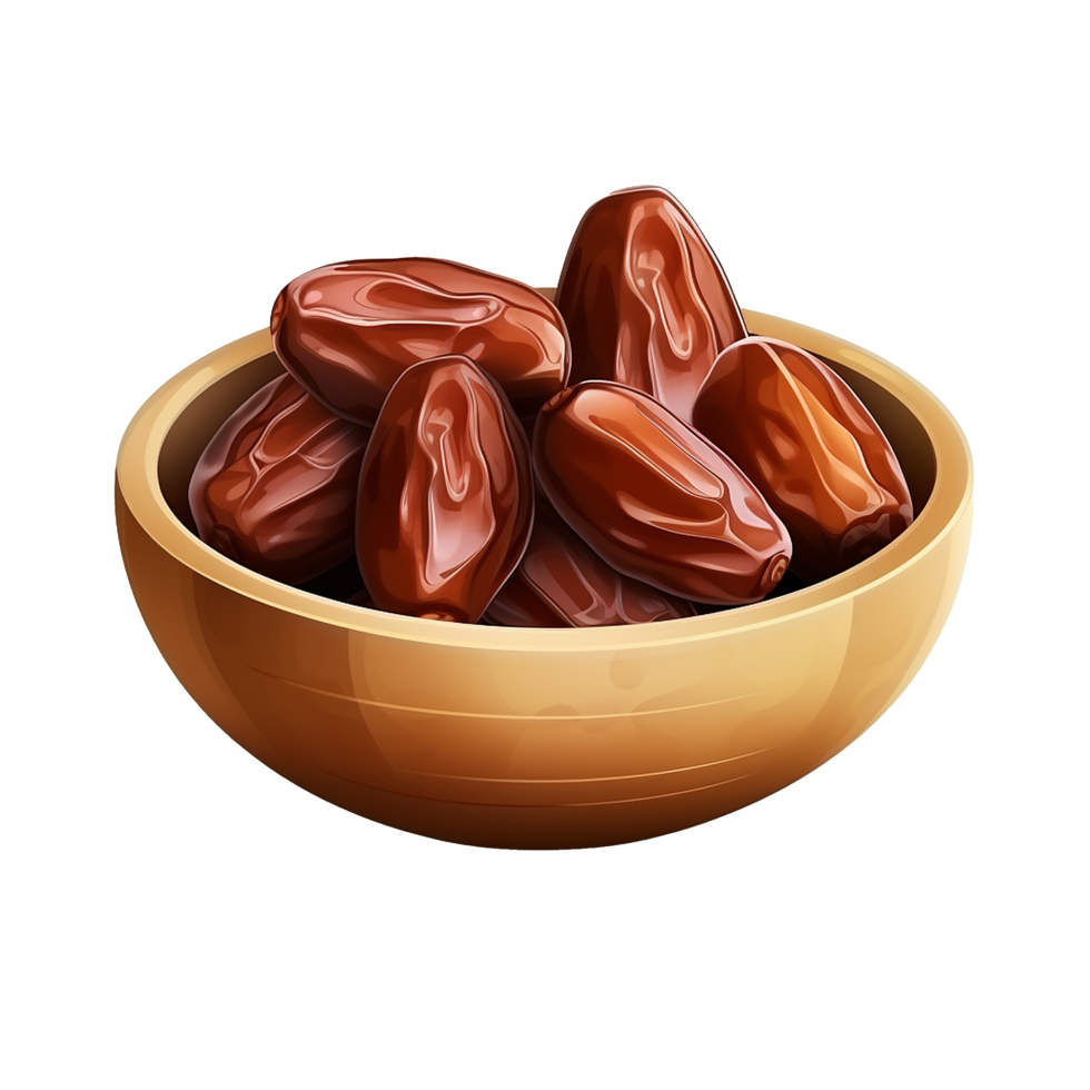 AI generated Ramadan dates png isolated on transparent background