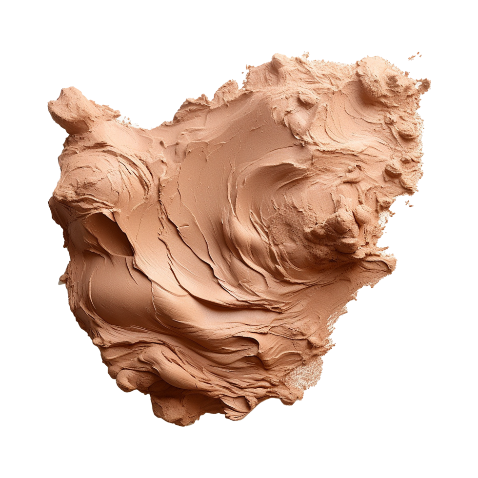 AI generated Clay isolated on transparent background png