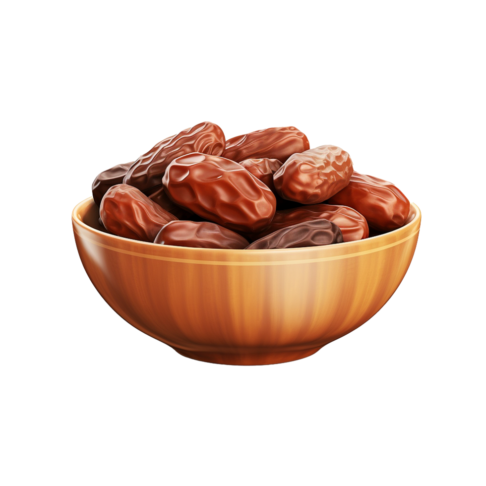 AI generated Ramadan dates png isolated on transparent background
