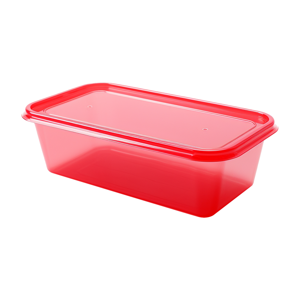 AI generated Plastic box isolated on transparent background png