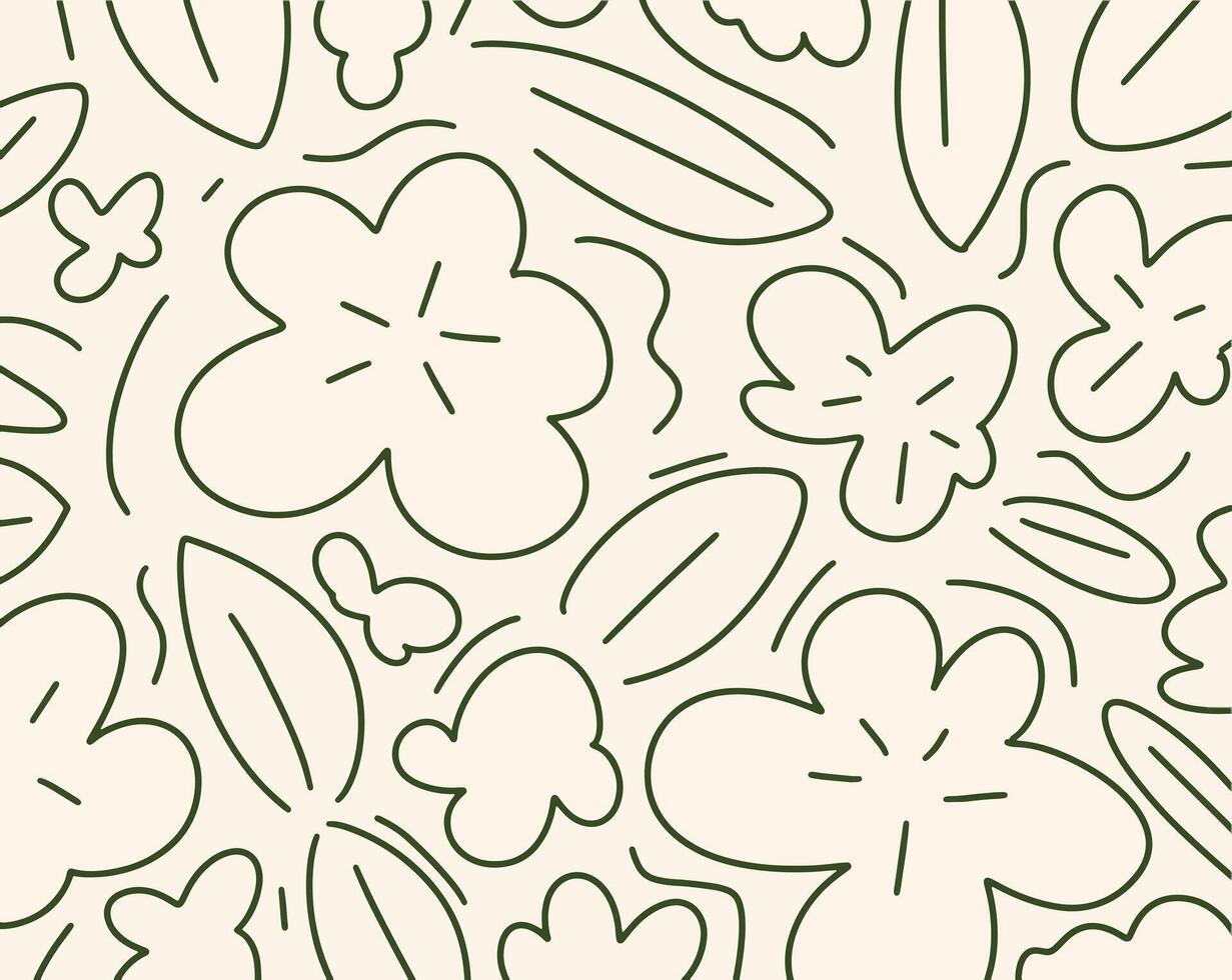 flower and leaves background design for templates. vector