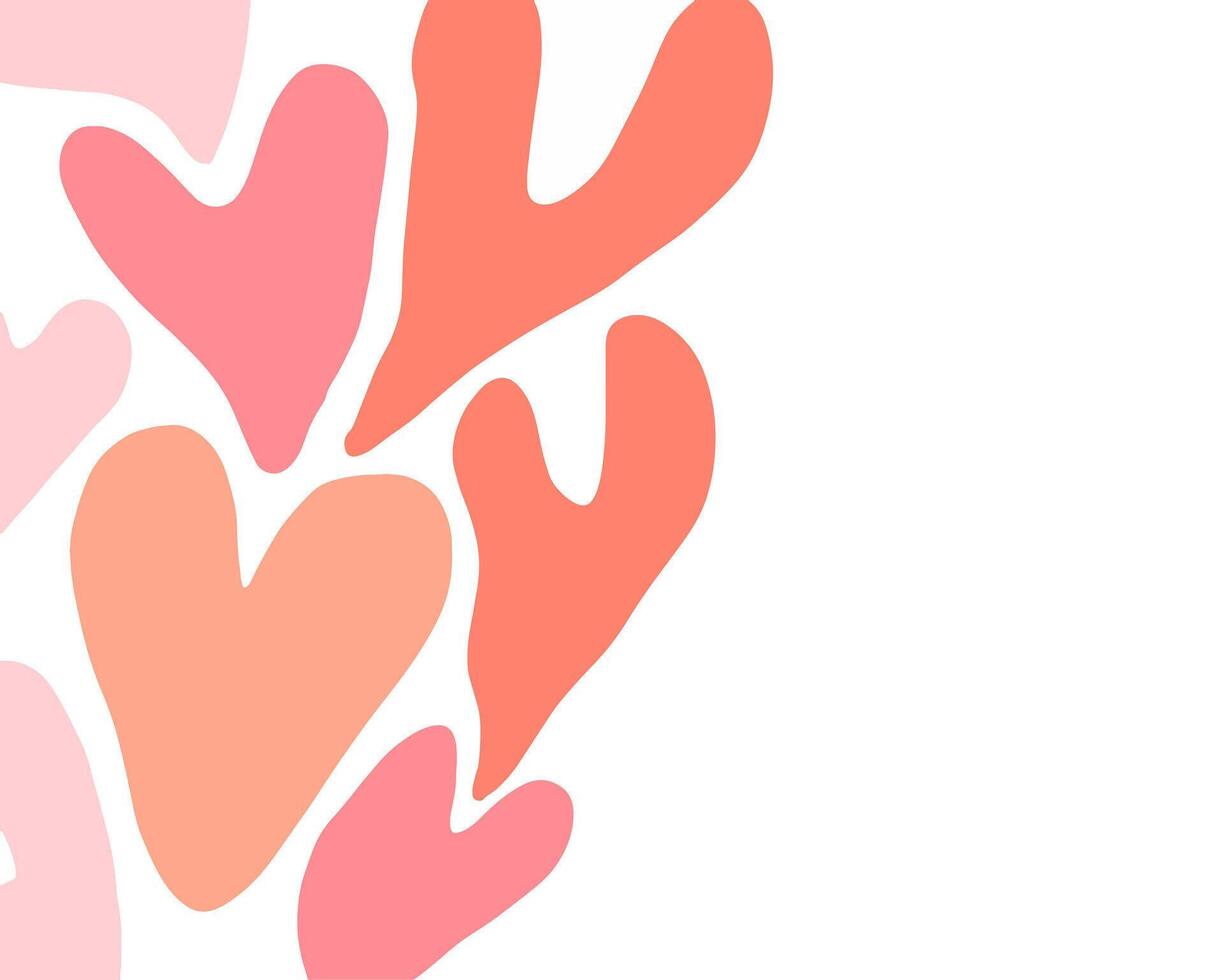 heart shape valentine design for templates. vector