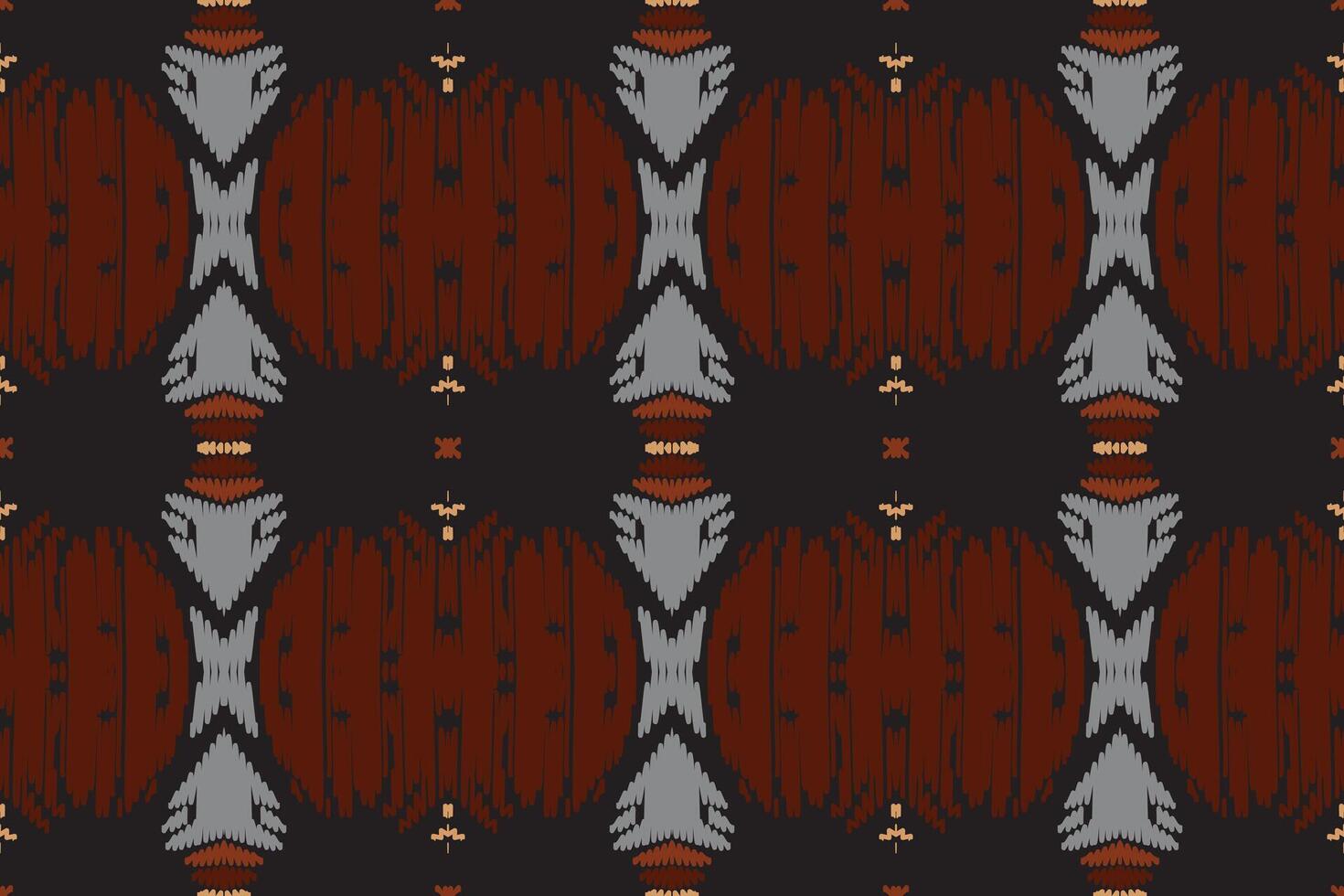 Ikat abstract geometric embroidery ethnic pattern design. Aztec fabric carpet mandala ornament chevron textile decoration wallpaper. Tribal boho native ethnic turkey traditional vector background