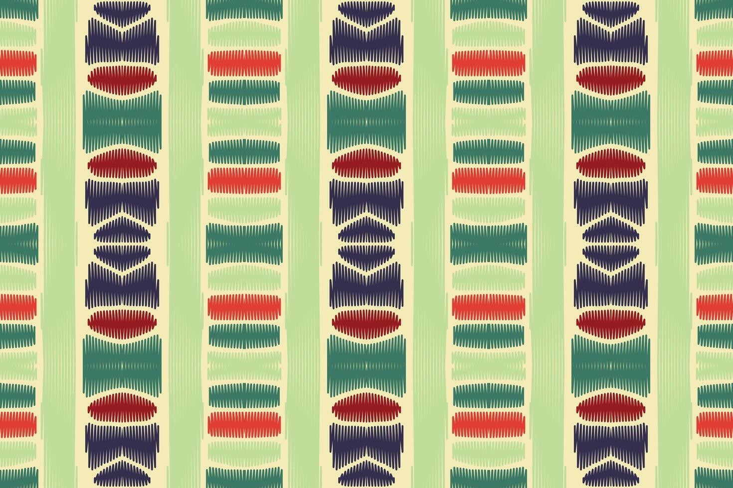 Ethnic ikat seamless pattern in tribal. American, Mexican style. Aztec geometric ornament print. vector
