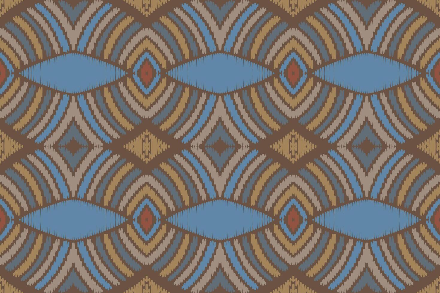 Ethnic ikat seamless pattern in tribal. Design for background, wallpaper, vector illustration, fabric, clothing, carpet, textile, batik, embroidery.