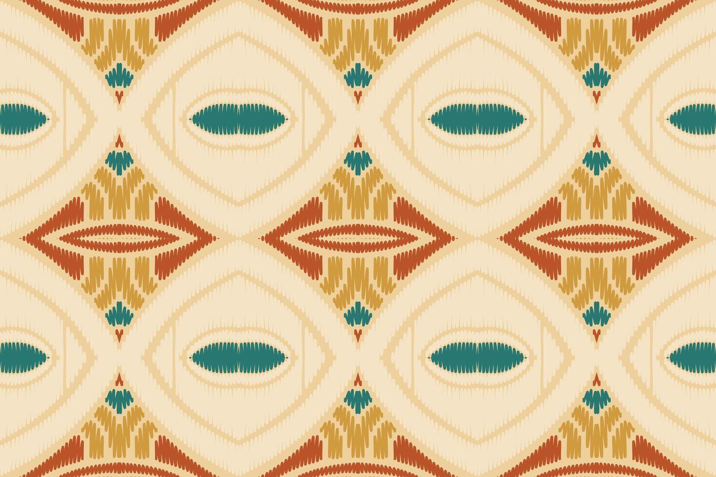 Ikat abstract geometric embroidery ethnic pattern design. Aztec fabric carpet mandala ornament chevron textile decoration wallpaper. Tribal boho native ethnic turkey traditional vector background