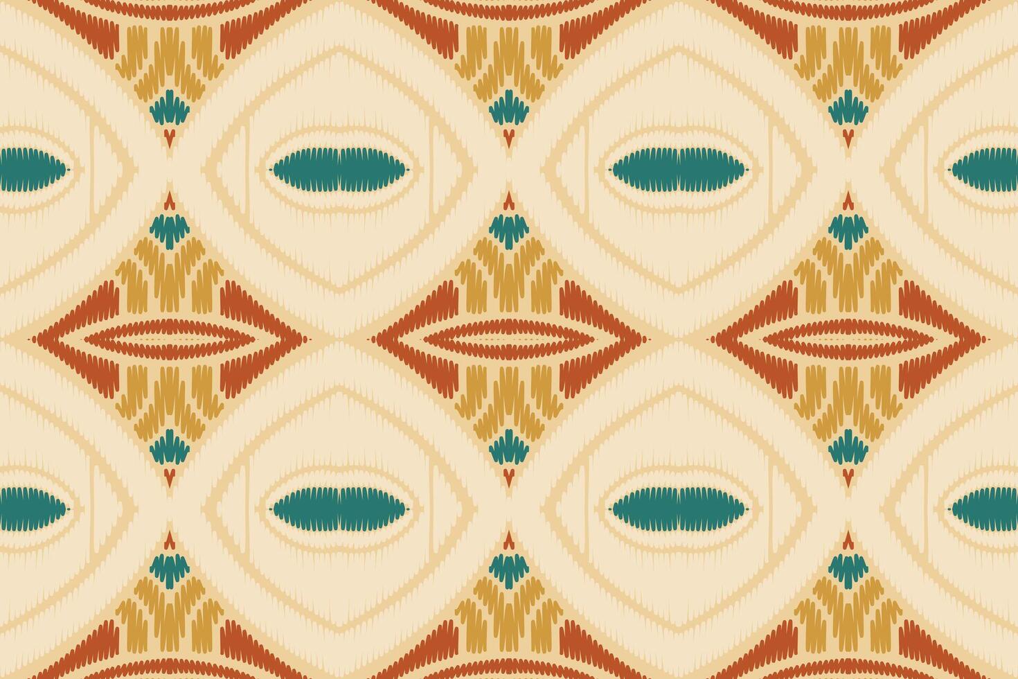 diseño de patrón étnico de bordado geométrico abstracto ikat. tela azteca alfombra mandala ornamento chevron textil decoración papel pintado. tribal boho nativo étnico pavo tradicional vector de fondo