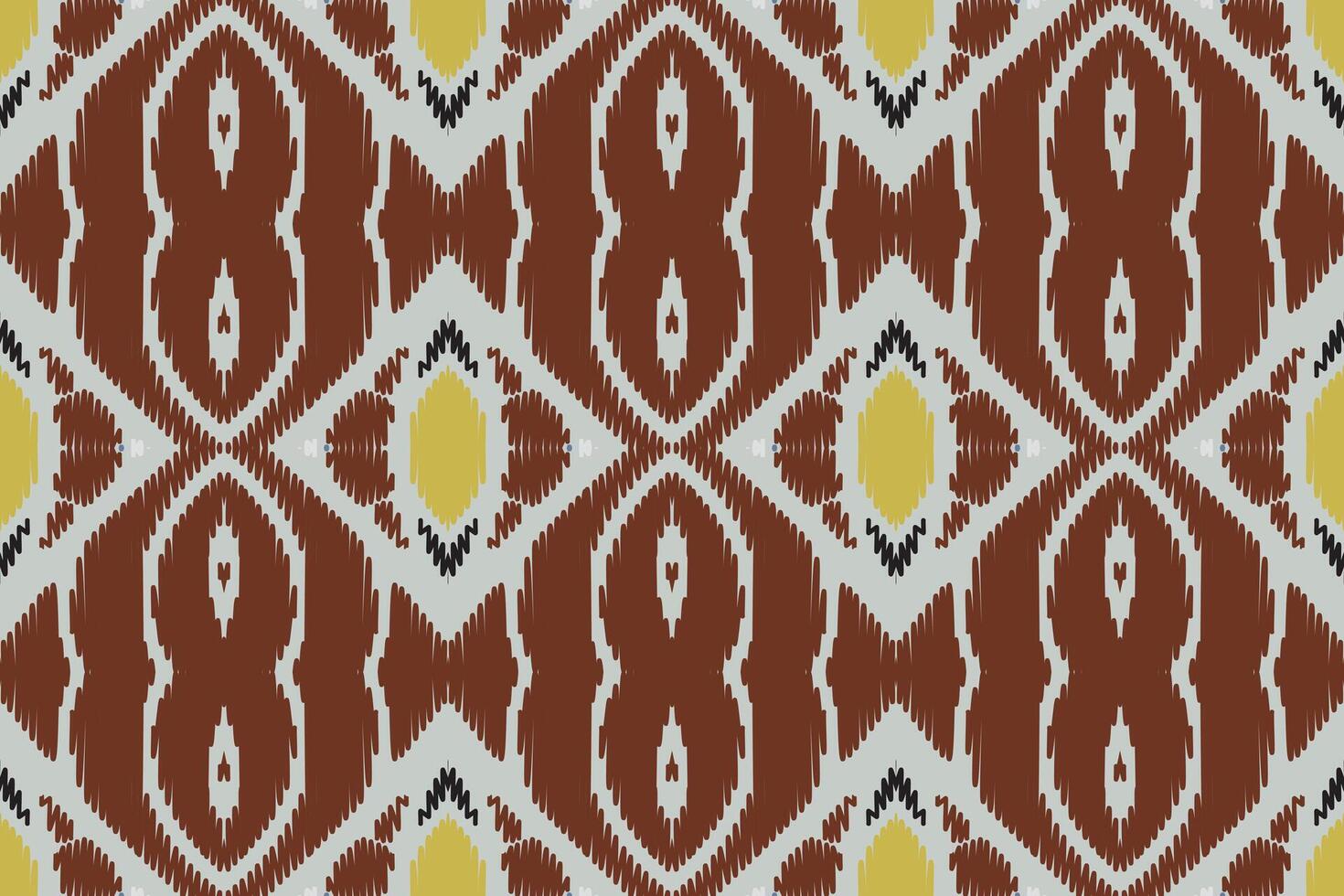 Ethnic ikat seamless pattern in tribal. Design for background, wallpaper, vector illustration, fabric, clothing, carpet, textile, batik, embroidery.