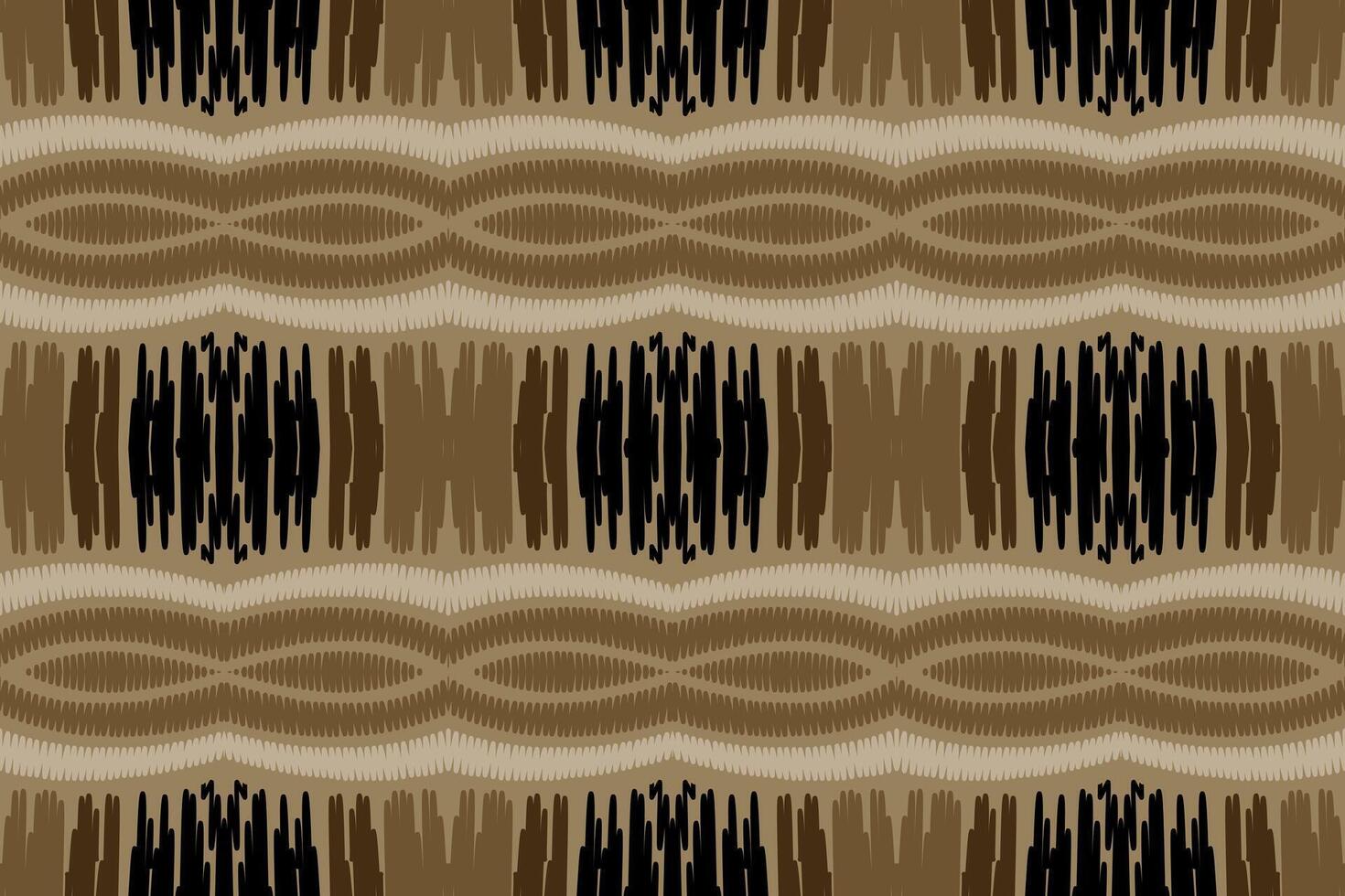 Ikat abstract geometric embroidery ethnic pattern design. Aztec fabric carpet mandala ornament chevron textile decoration wallpaper. Tribal boho native ethnic turkey traditional vector background