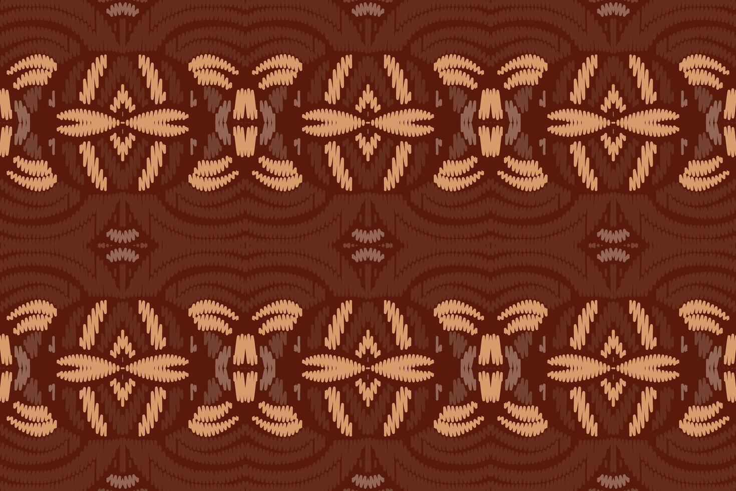 diseño de patrón étnico de bordado geométrico abstracto ikat. tela azteca alfombra mandala ornamento chevron textil decoración papel pintado. tribal boho nativo étnico pavo tradicional vector de fondo