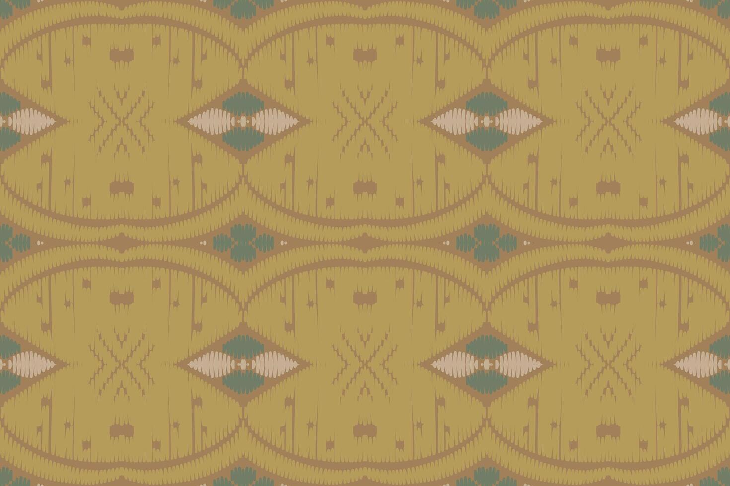 patrón étnico ikat sin costuras en tribal. diseño para fondo, papel pintado, ilustración vectorial, tela, ropa, moqueta, textil, batik, bordado. vector