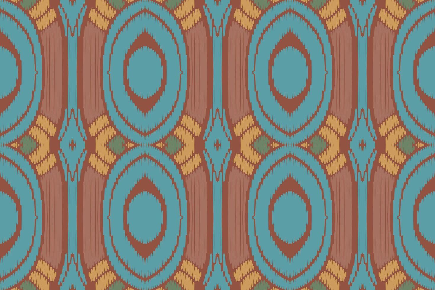 Ikat abstract geometric embroidery ethnic pattern design. Aztec fabric carpet mandala ornament chevron textile decoration wallpaper. Tribal boho native ethnic turkey traditional vector background