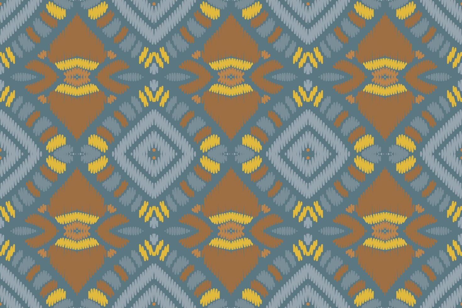Ikat abstract geometric embroidery ethnic pattern design. Aztec fabric carpet mandala ornament chevron textile decoration wallpaper. Tribal boho native ethnic turkey traditional vector background