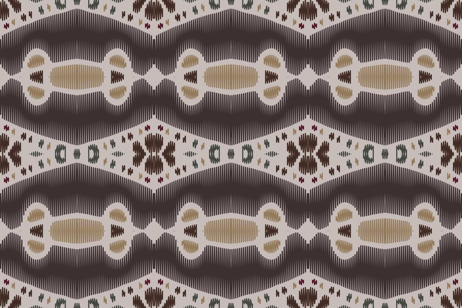 tela ikat de patrones sin fisuras estilo de bordado tradicional étnico geométrico. diseño para fondo, alfombra, estera, sarong, ropa, ilustración vectorial. vector