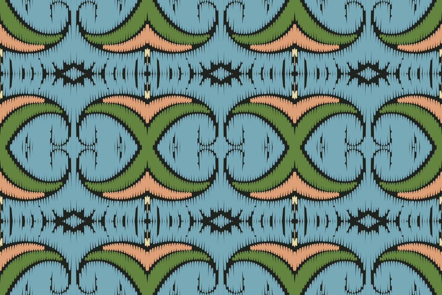 Ethnic ikat seamless pattern in tribal. Design for background, wallpaper, vector illustration, fabric, clothing, carpet, textile, batik, embroidery.