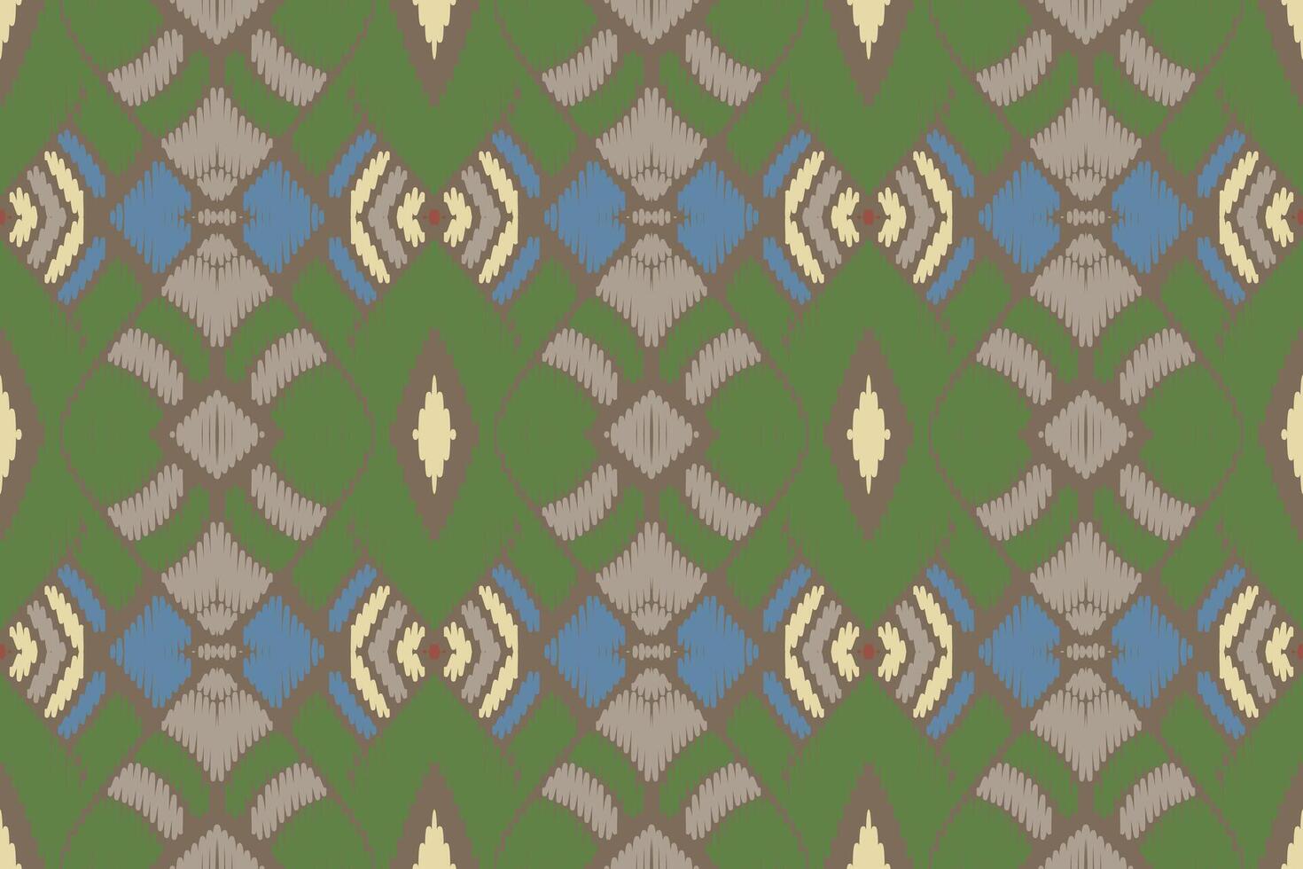 Ethnic ikat seamless pattern in tribal. Design for background, wallpaper, vector illustration, fabric, clothing, carpet, textile, batik, embroidery.