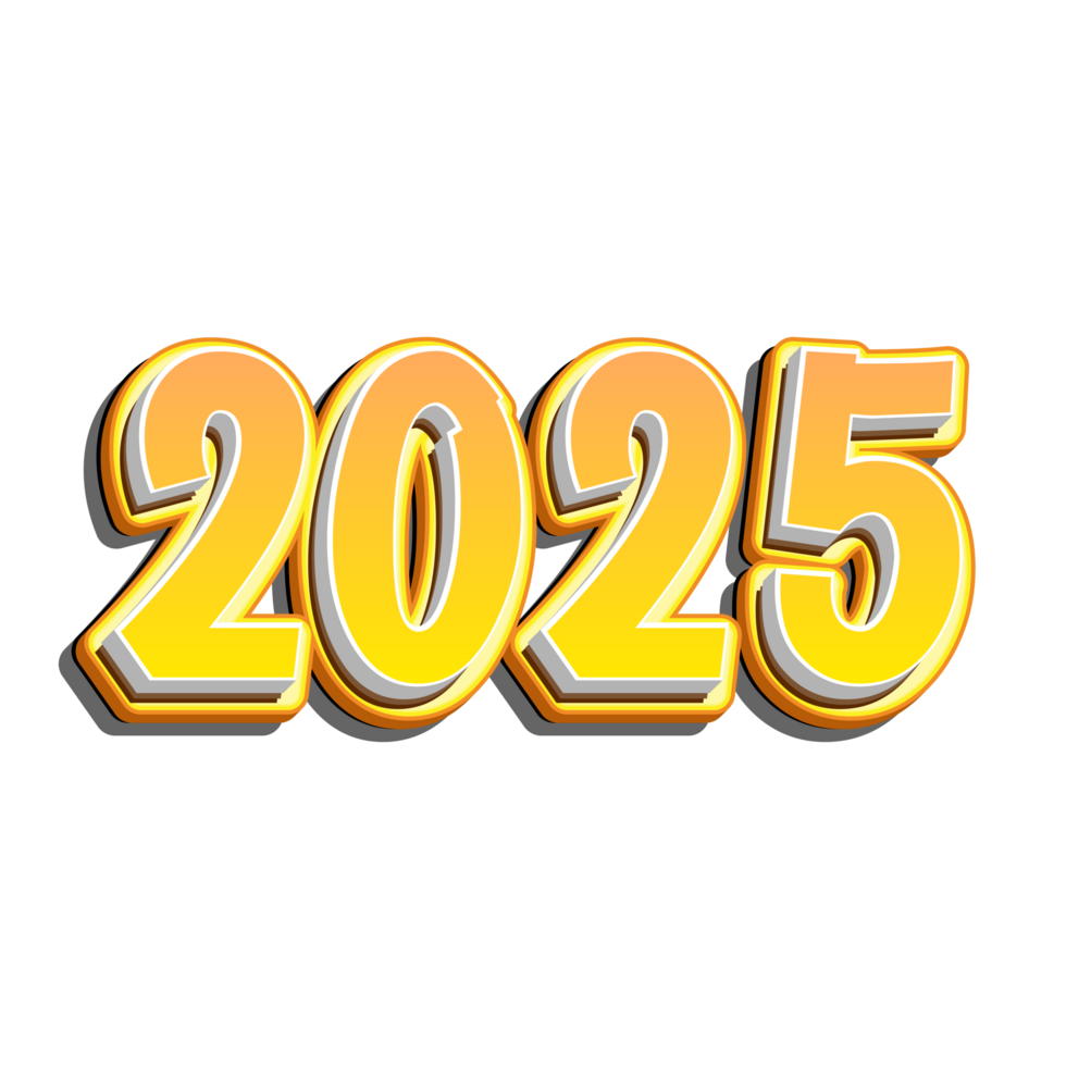Happy new year 2025 38452027 PNG
