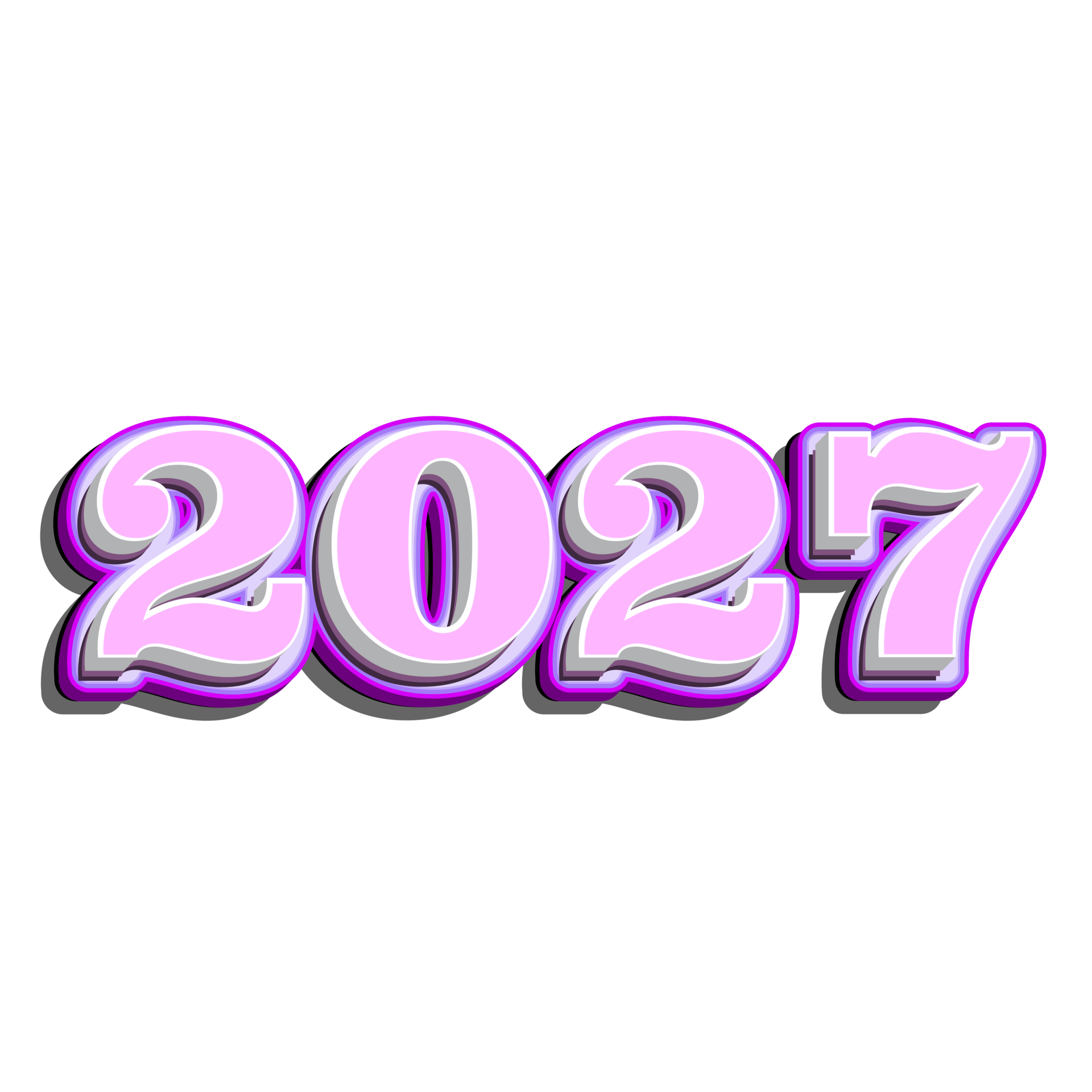 Happy new year 2027 38452040 PNG