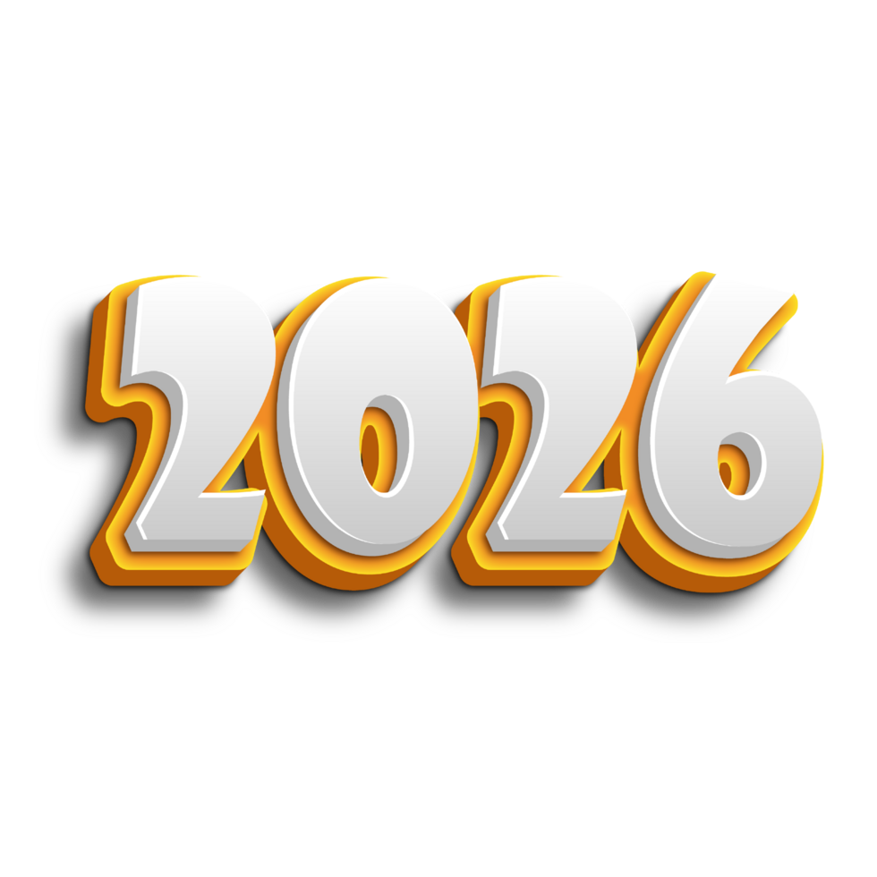 Happy new year 2026 38452051 PNG