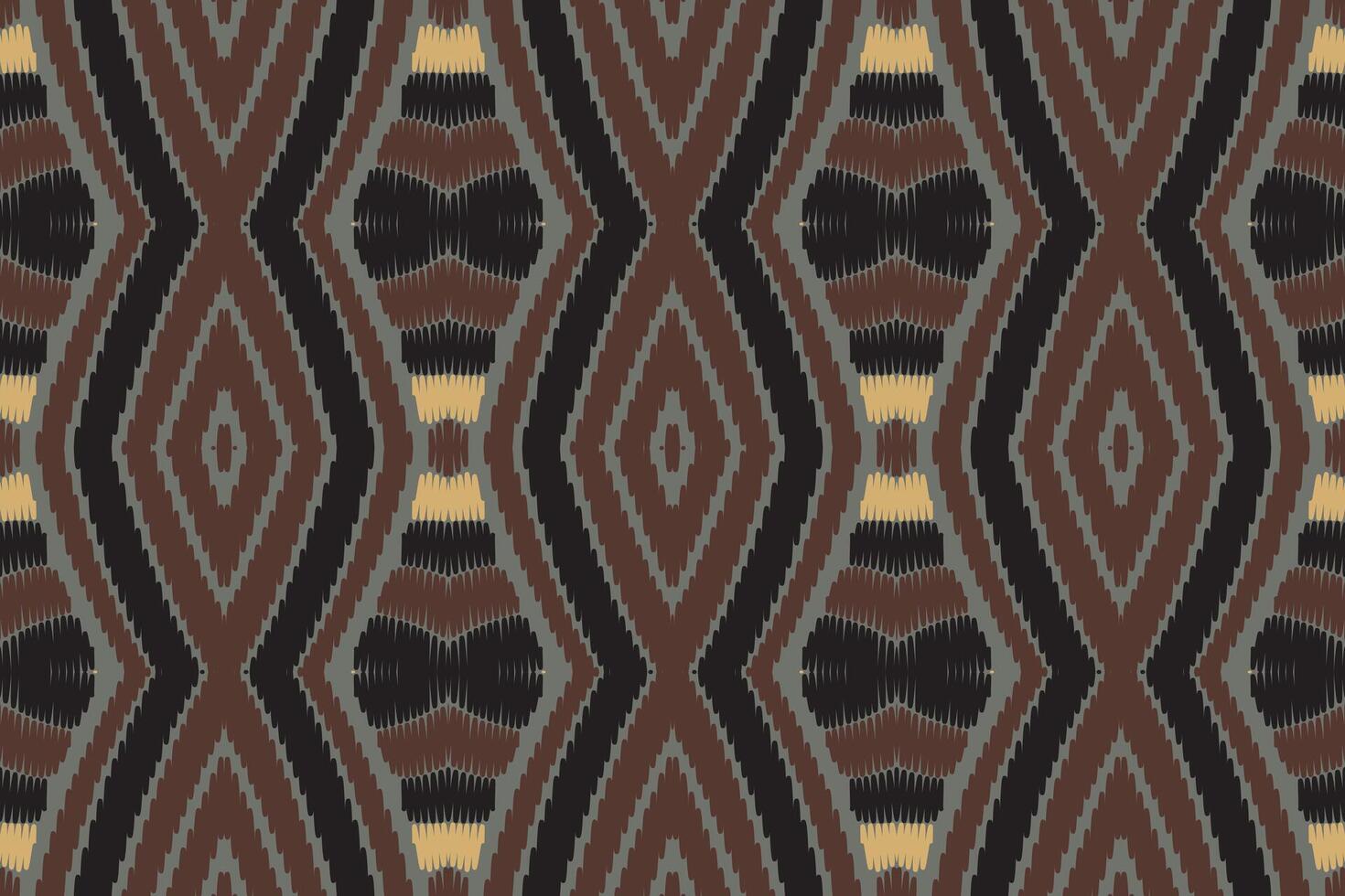 diseño de patrón étnico de bordado geométrico abstracto ikat. tela azteca alfombra mandala ornamento chevron textil decoración papel pintado. tribal boho nativo étnico pavo tradicional vector de fondo