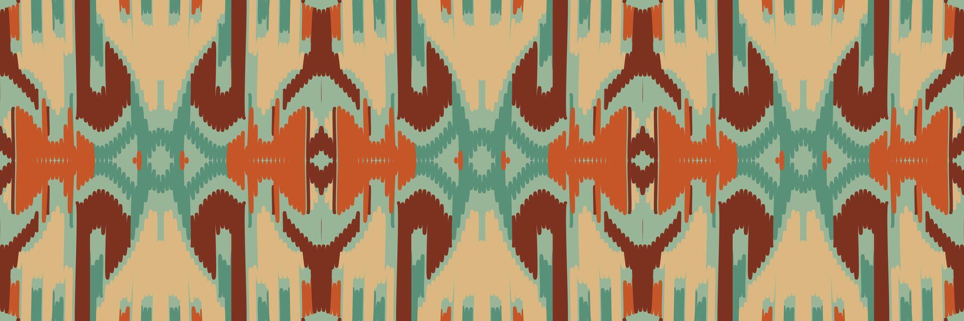 Abstract ethnic pattern art. Ikat seamless pattern in tribal. Design for background, wallpaper, vector illustration, fabric, clothing, carpet, embroidery.