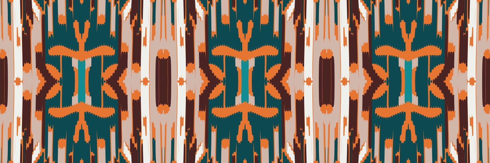 Abstract ethnic pattern art. Ikat seamless pattern in tribal. Design for background, wallpaper, vector illustration, fabric, clothing, carpet, embroidery.