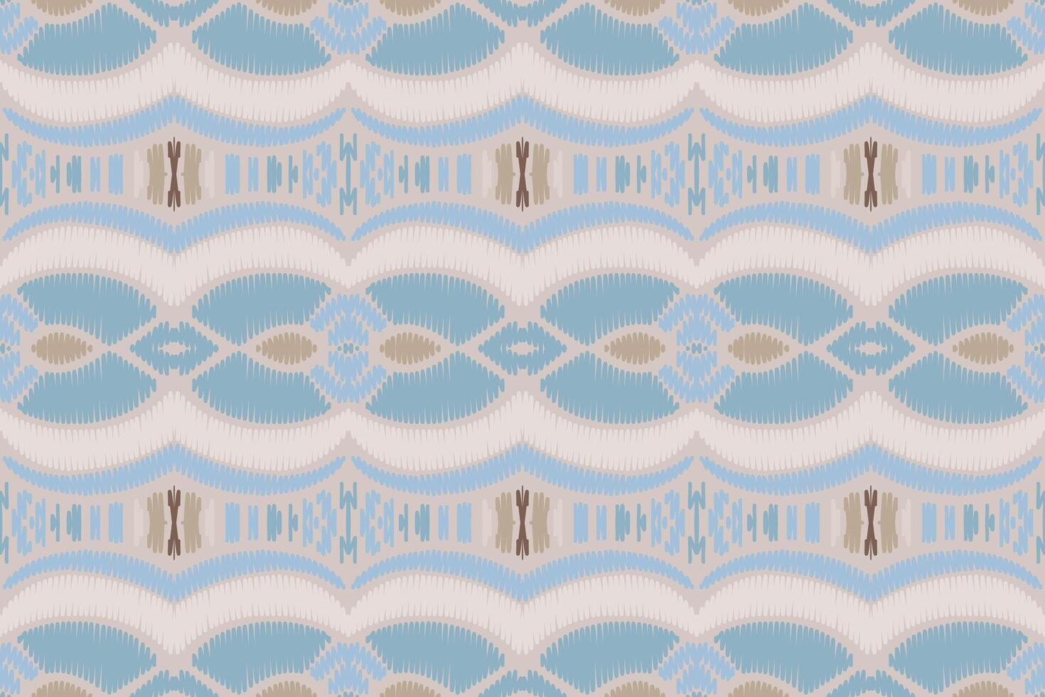 Ikat abstract geometric embroidery ethnic pattern design. Aztec fabric carpet mandala ornament chevron textile decoration wallpaper. Tribal boho native ethnic turkey traditional vector background