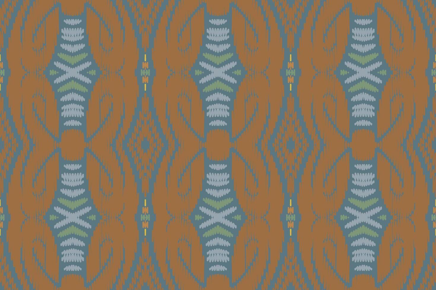 diseño de patrón étnico de bordado geométrico abstracto ikat. tela azteca alfombra mandala ornamento chevron textil decoración papel pintado. tribal boho nativo étnico pavo tradicional vector de fondo