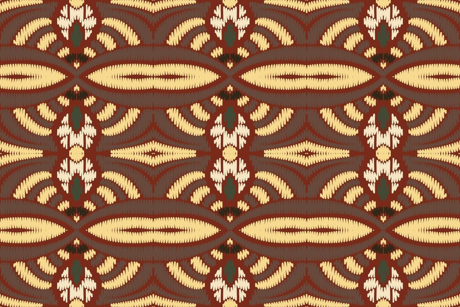 Ethnic ikat seamless pattern in tribal. Design for background, wallpaper, vector illustration, fabric, clothing, carpet, textile, batik, embroidery.