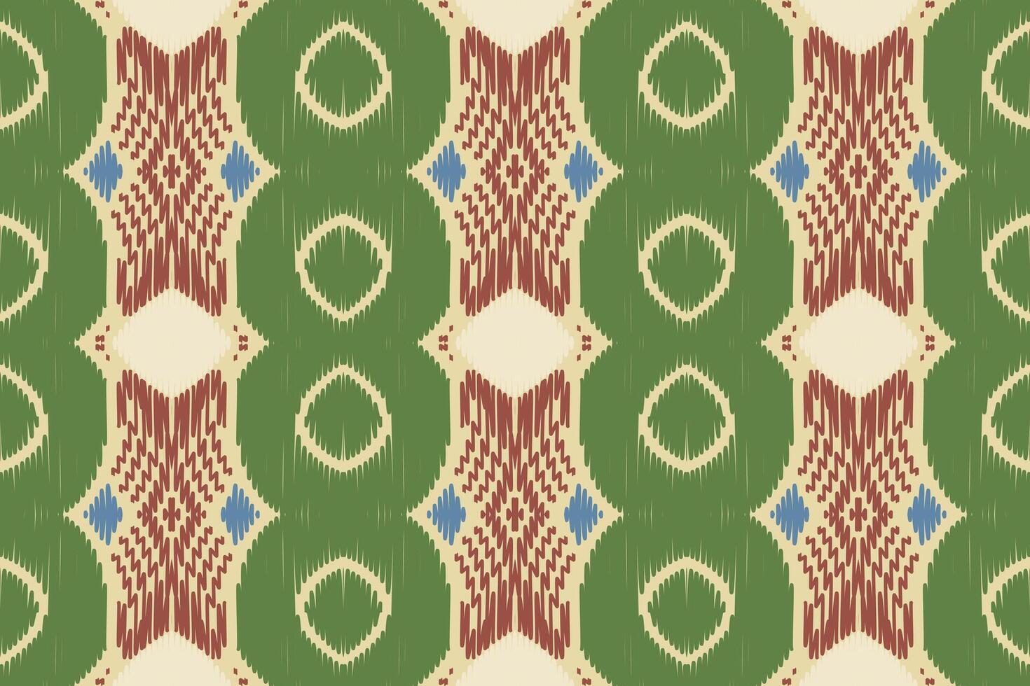 ikat diseña un patrón cruzado tribal sin costuras. étnico geométrico batik ikkat vector digital diseño textil para estampados tela sari mughal cepillo símbolo franjas textura kurti kurtis kurtas