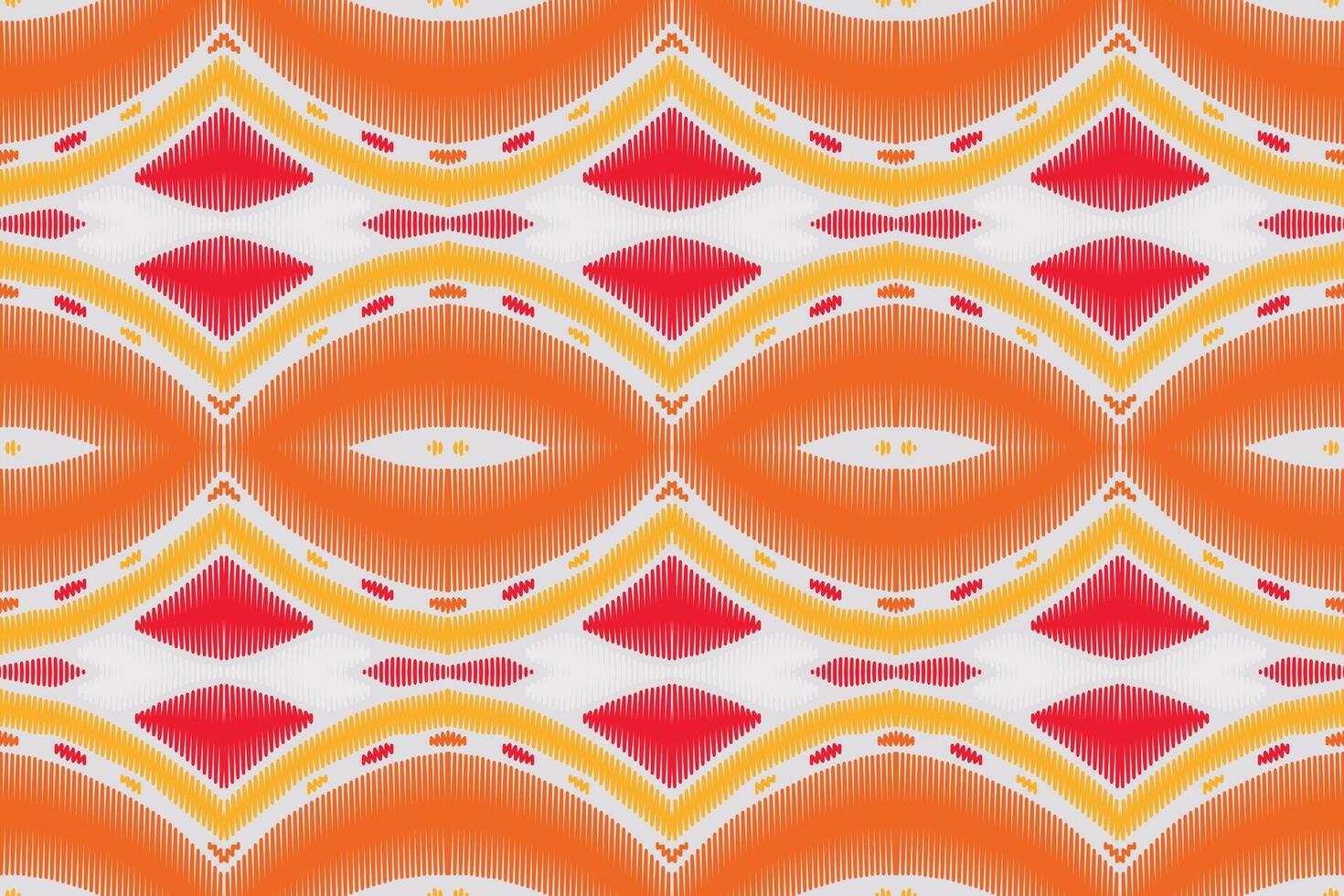 Ethnic ikat seamless pattern in tribal. American, Mexican style. Aztec geometric ornament print. vector