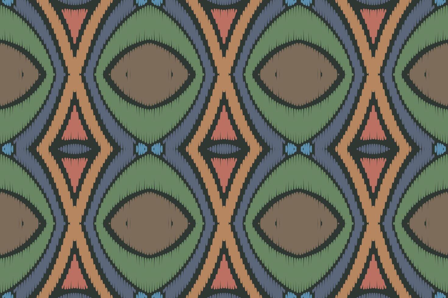 ikat diseña un patrón cruzado tribal sin costuras. étnico geométrico batik ikkat vector digital diseño textil para estampados tela sari mughal cepillo símbolo franjas textura kurti kurtis kurtas