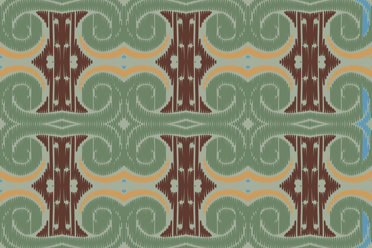 Ethnic ikat seamless pattern in tribal. Design for background, wallpaper, vector illustration, fabric, clothing, carpet, textile, batik, embroidery.
