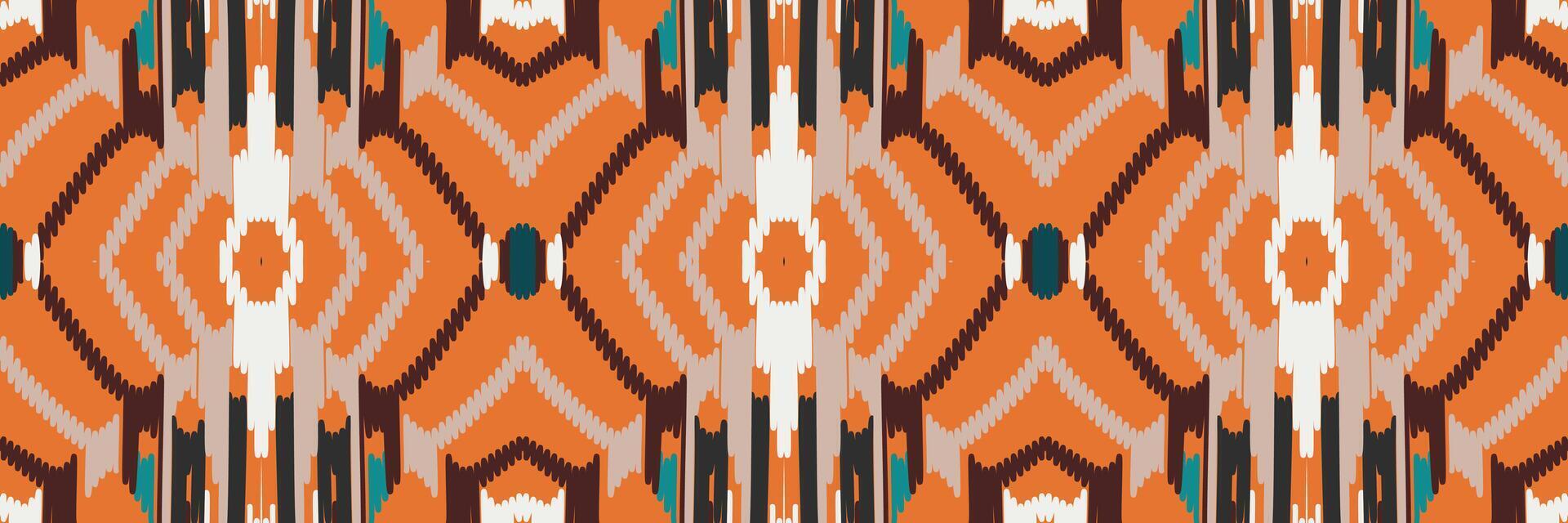 Abstract ethnic pattern art. Ikat seamless pattern in tribal. Design for background, wallpaper, vector illustration, fabric, clothing, carpet, embroidery.