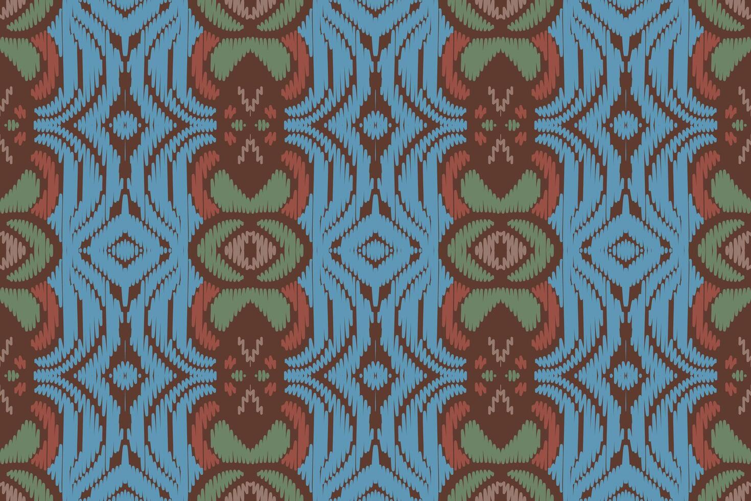 ikat diseña un patrón cruzado tribal sin costuras. étnico geométrico batik ikkat vector digital diseño textil para estampados tela sari mughal cepillo símbolo franjas textura kurti kurtis kurtas