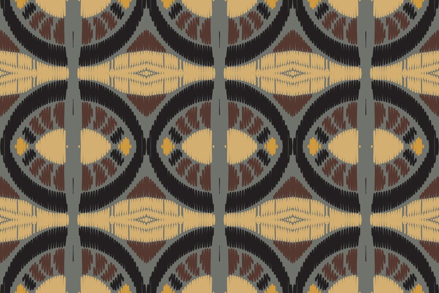 Ikat abstract geometric embroidery ethnic pattern design. Aztec fabric carpet mandala ornament chevron textile decoration wallpaper. Tribal boho native ethnic turkey traditional vector background