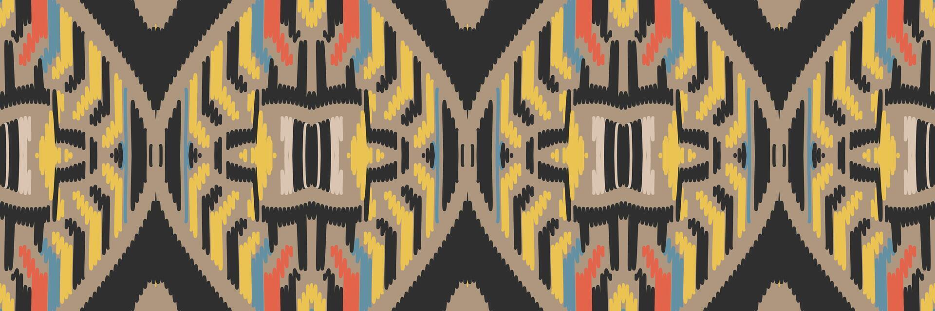 Ikat pattern in tribal. Geometric ethnic traditional. Mexican striped style. Design for background, wallpaper, vector illustration, fabric, clothing, batik, carpet, embroidery.