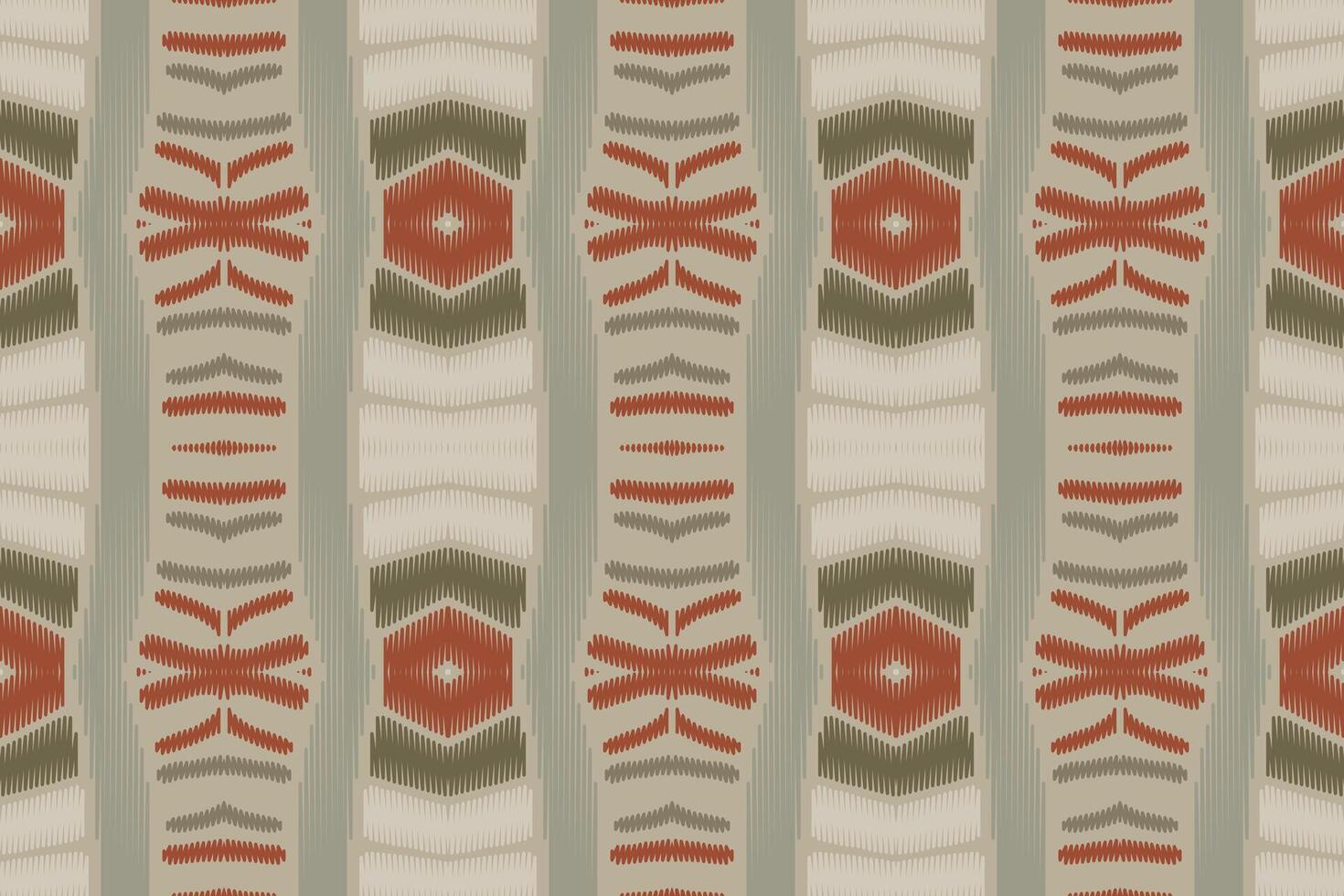 patrón étnico ikat sin costuras en tribal. estilo americano, mexicano. estampado de adornos geométricos aztecas. vector