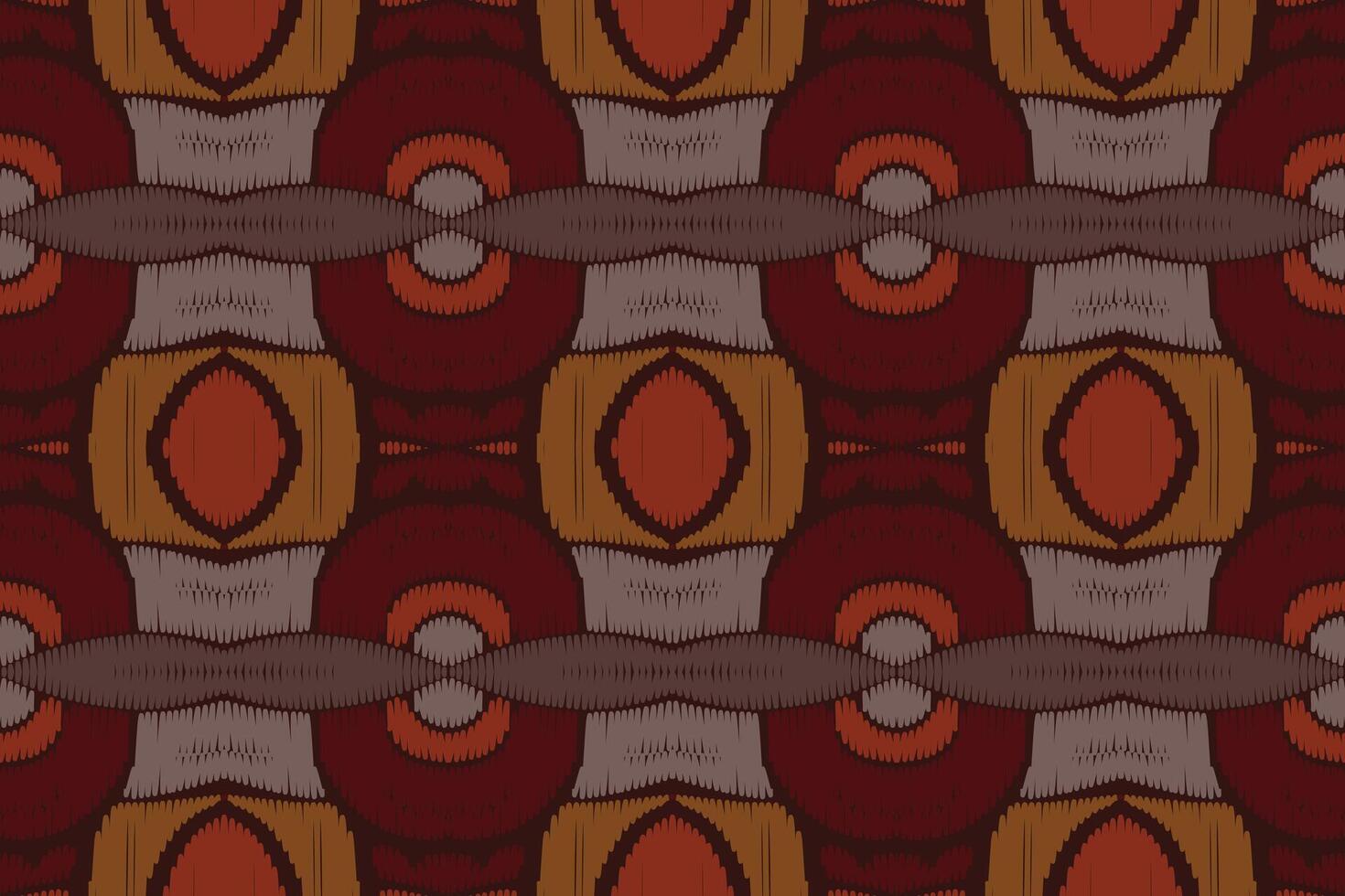 diseño de patrón étnico de bordado geométrico abstracto ikat. tela azteca alfombra mandala ornamento chevron textil decoración papel pintado. tribal boho nativo étnico pavo tradicional vector de fondo