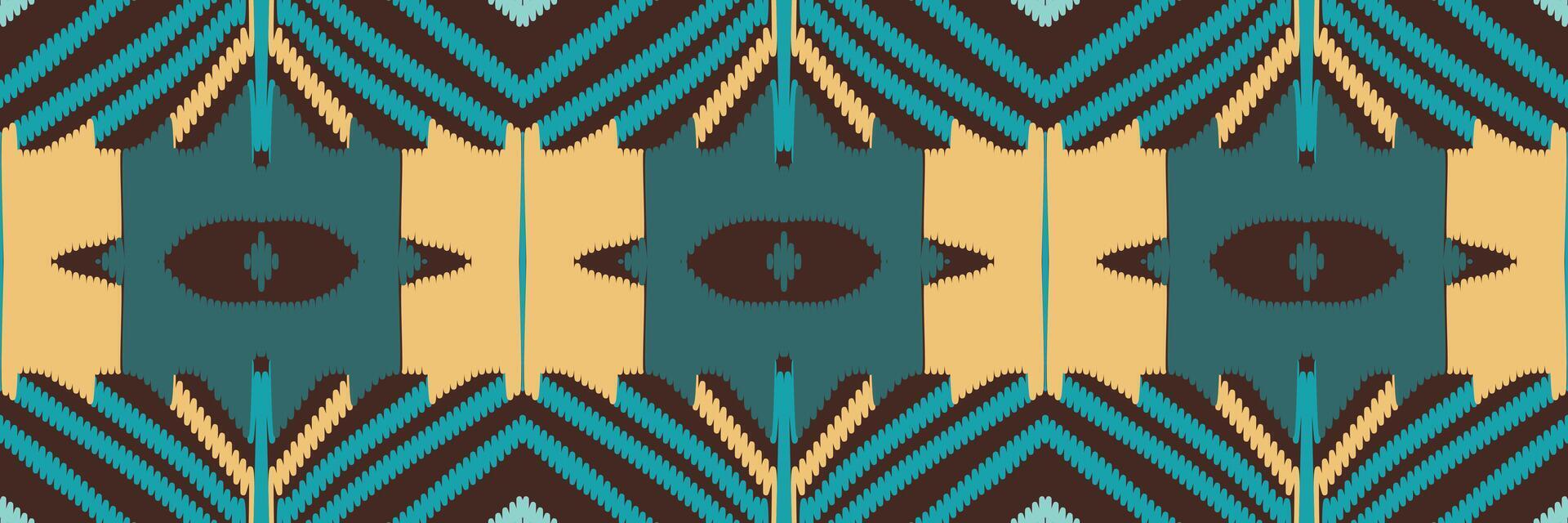 Abstract ethnic pattern art. Ikat seamless pattern in tribal. Design for background, wallpaper, vector illustration, fabric, clothing, carpet, embroidery.