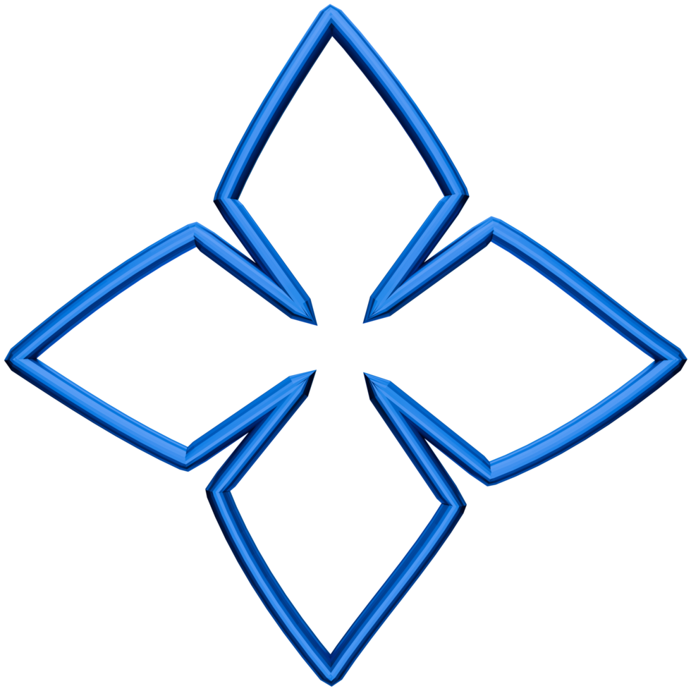 abstract shape 3d design png
