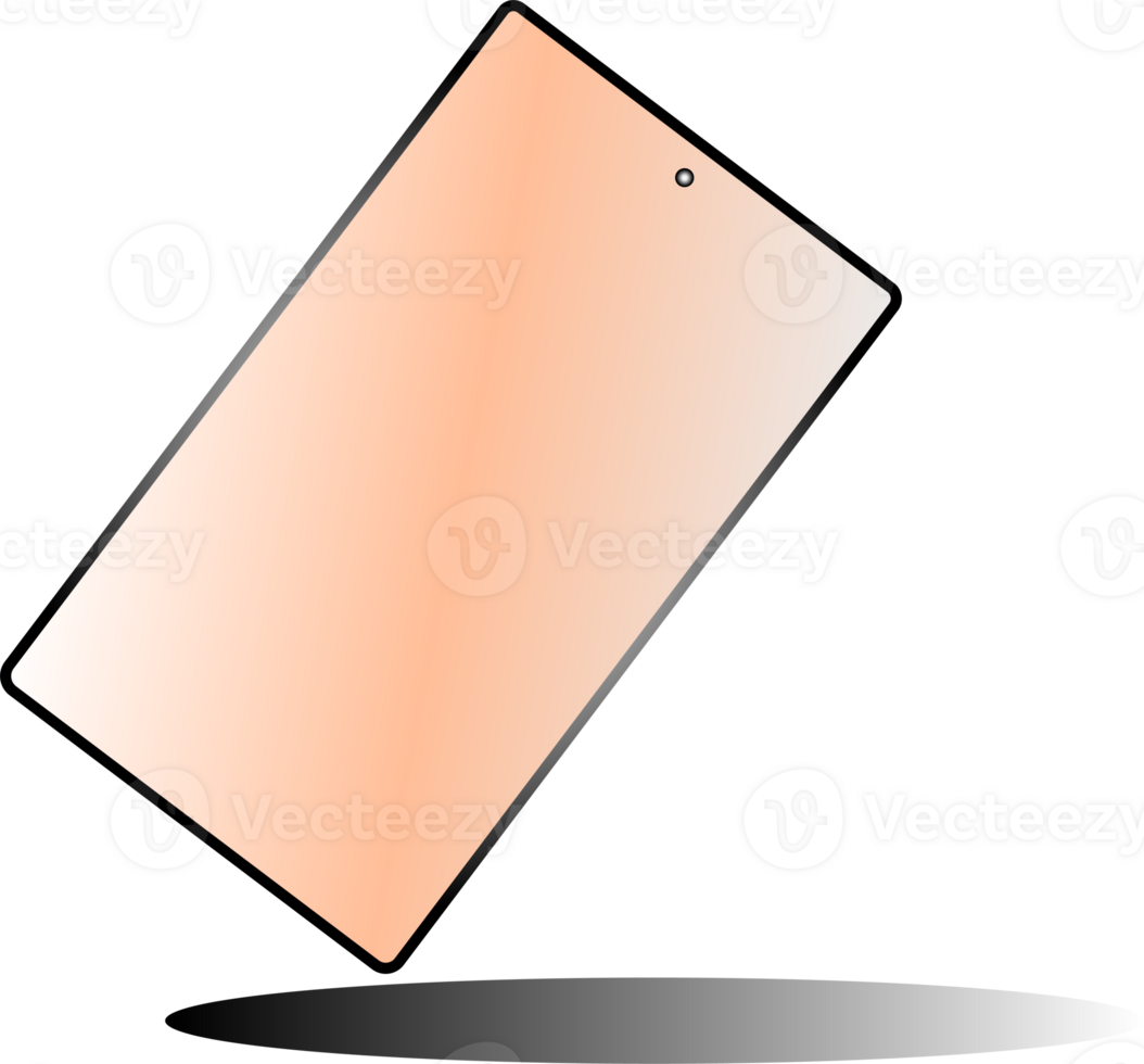 A smartphone with a Peach Fuzz color screen png